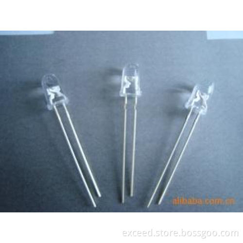 3mm Diode Water Clear LED Lamp